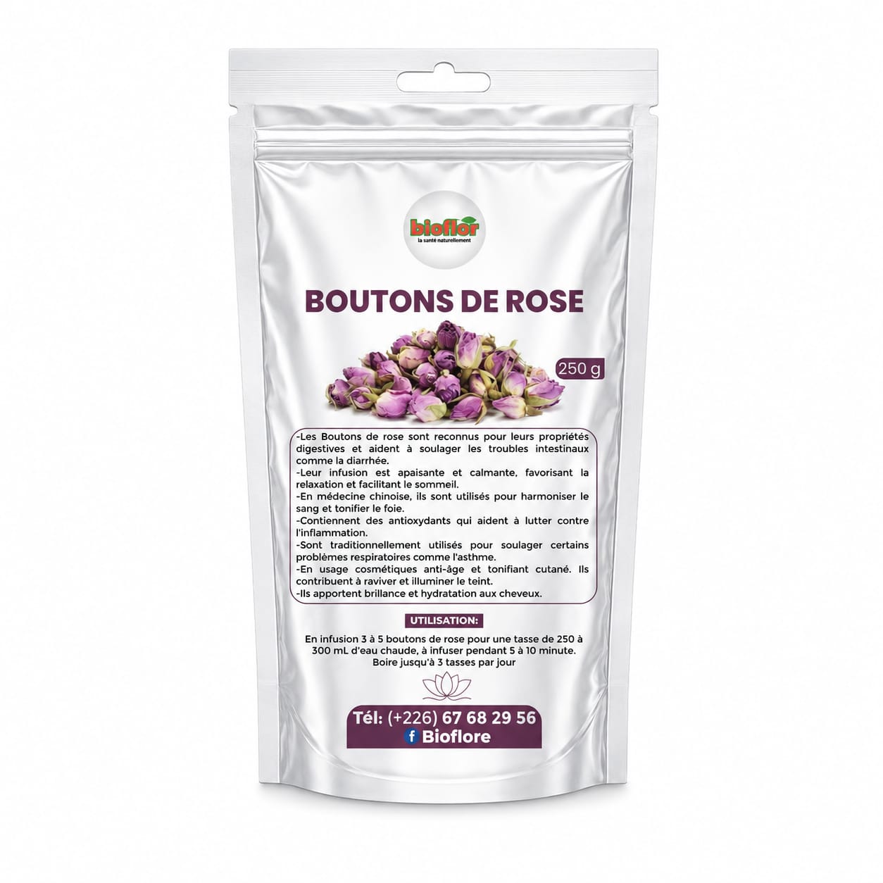 BOUTON DE ROSE 100G