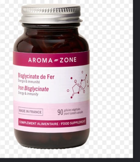 AROMA-ZONE BISGLYCINATE DE FER 90 GÉL.