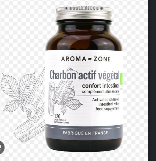AROMA-ZONE CHARBON ACTIF VEGETAL 120 GÉL.