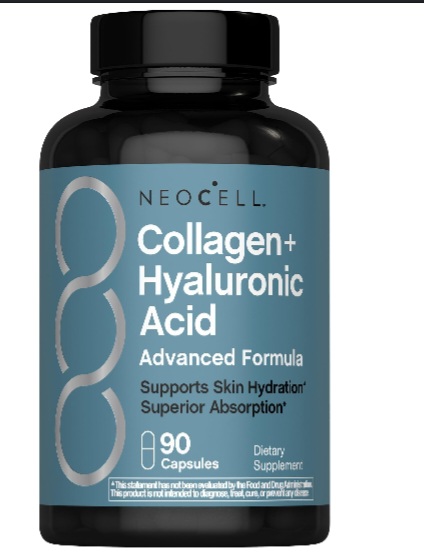 COLLAGEN + HYALURONIC ACID 90 CAPS.