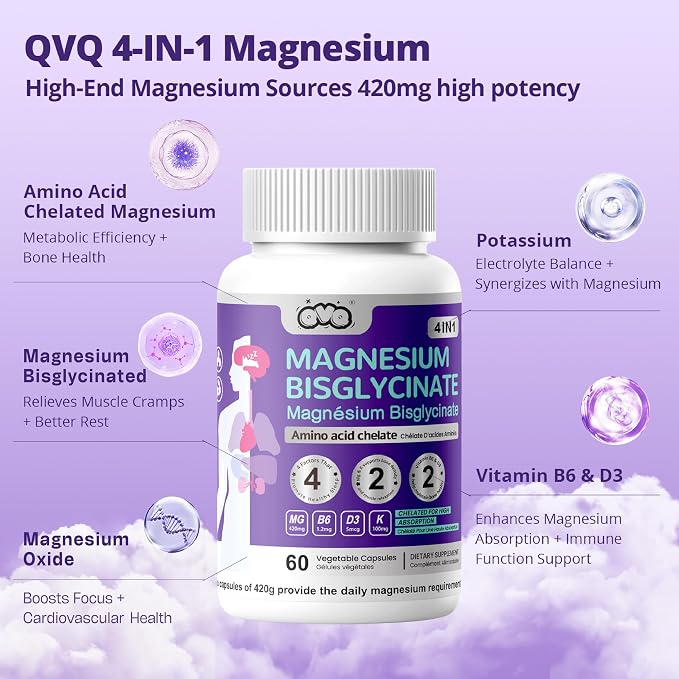 MAGNESIUM BISGLYCINATE "4 IN 1" 60 Caps