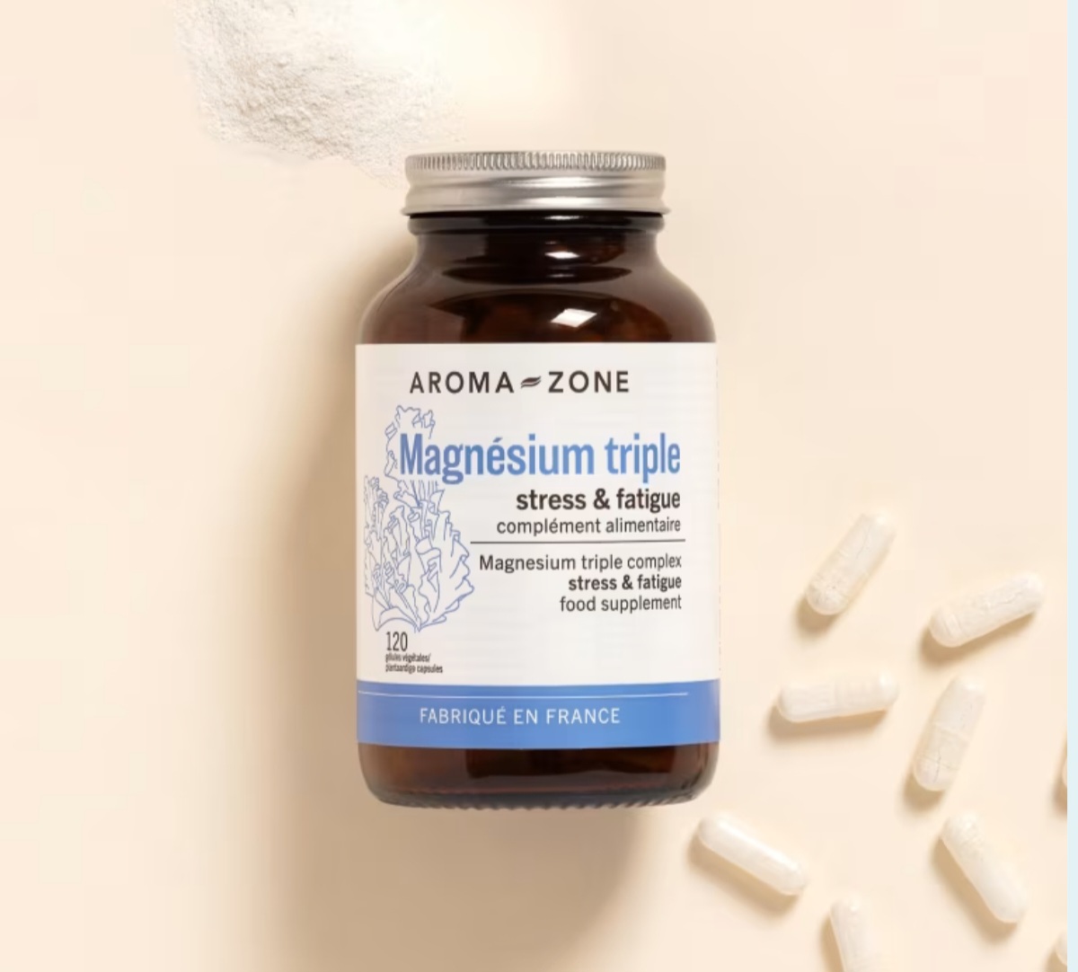 AROMA-ZONE MAGNESIUM TRIPLE 120 GÉL.