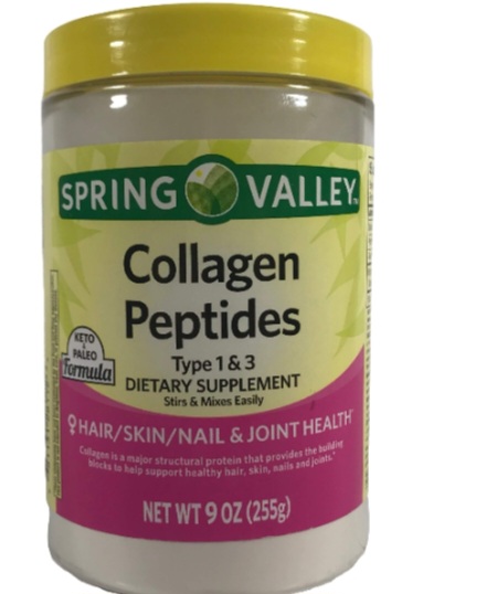 COLLAGEN PEPTIDES  SPRING VALLEY 255G