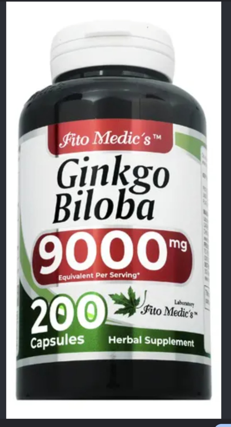 GINGKO BILOBA 9000MG 200 Caps.