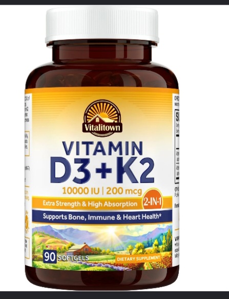 VITAMIN D3+K2 200MCG 90 Caps