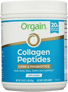 COLLAGEN PEPTIDES + PRE PROBIOTICS ORGAIN 454G